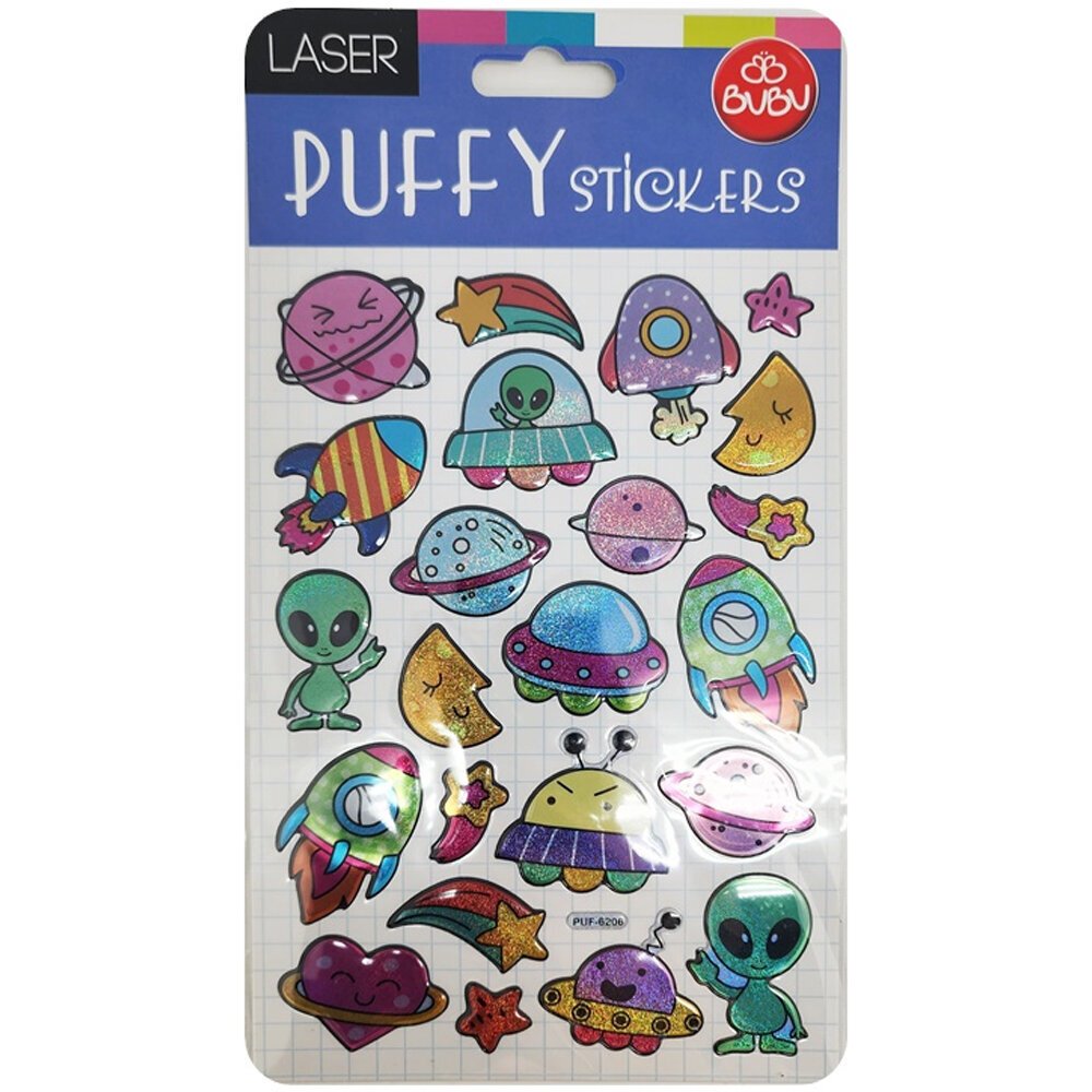 Bu-Bu Damla Stickers Uzay 12,5x23,5 BUBU-PUF-6206