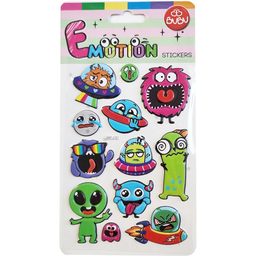 Bu-Bu Emotıons Emotıo Puffy Stıck Uzaylı 10.9x20.5 BUBU-SWP-2707