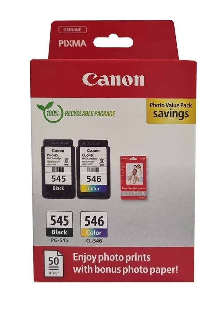 Canon PG-545 CL-546 Photo Value 2li Mürekkep Kartuş
