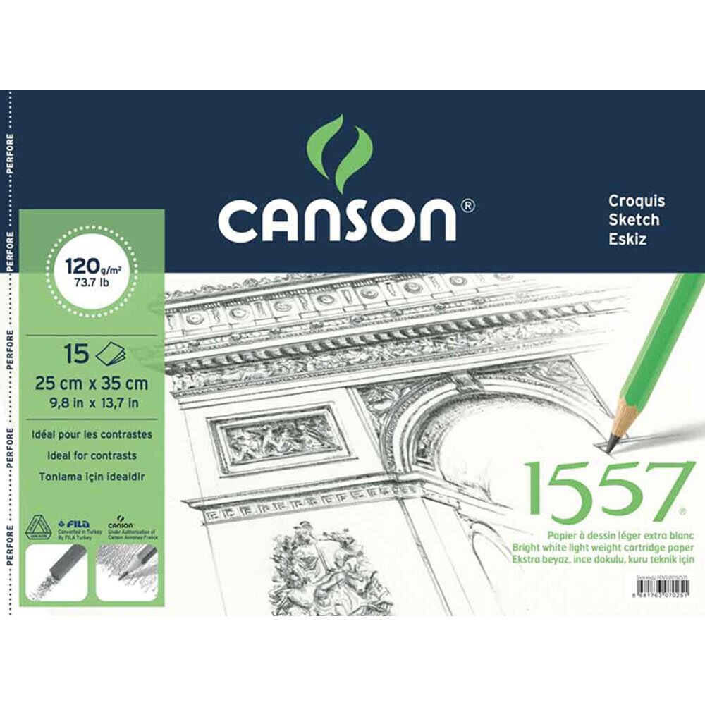 Canson Resim Ve Çizim Blok 120 GR 25x35 15 YP 1557