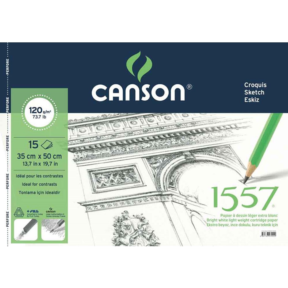 Canson Resim Ve Çizim Blok 120 GR 35x50 1557