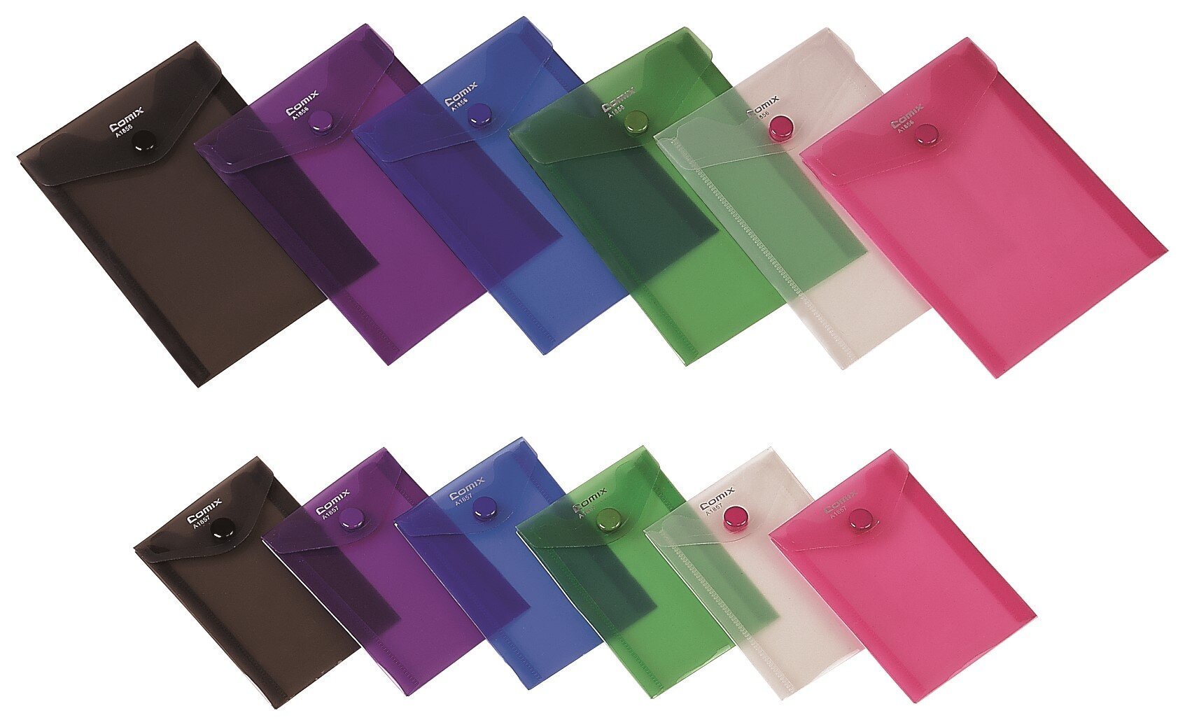 Comix Çıtçıtlı Dosya A7 Karışık Renk A1857