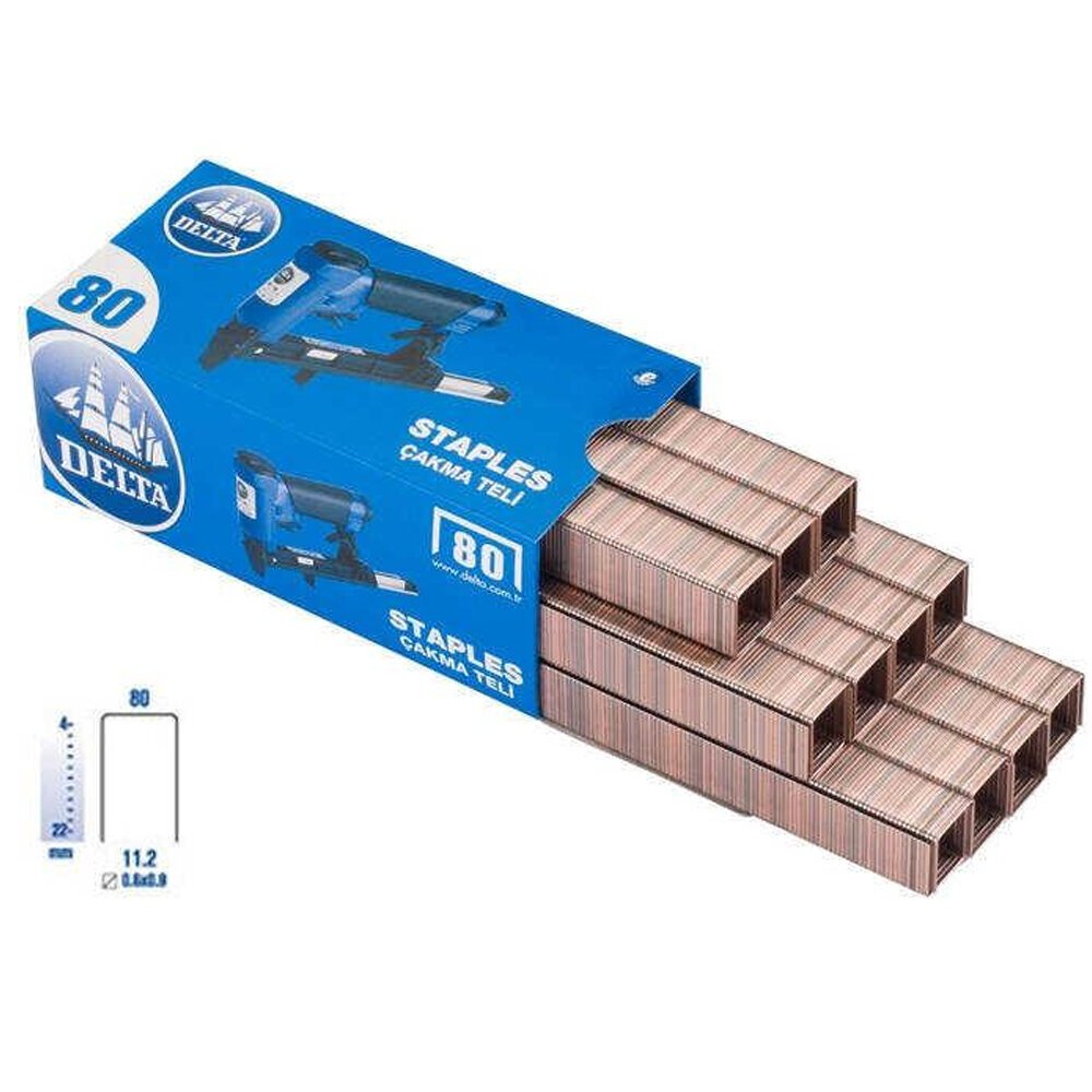 Delta Zımba Teli Çakma Döşeme 80/8