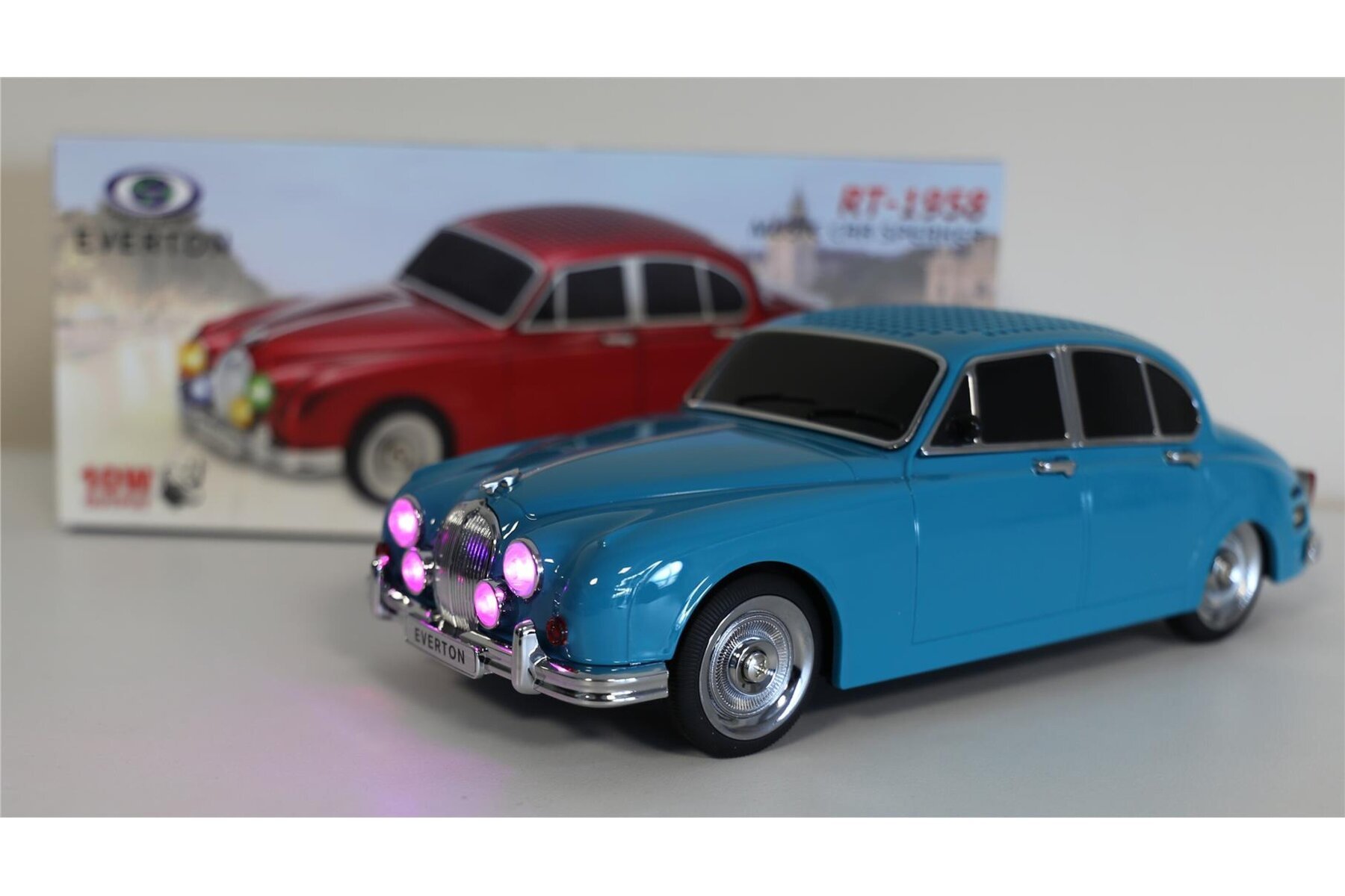 EVERTON RT-1958 Zümrüt Yeşil (Emerald) Arabalı  Bluetooth Fm-Usb-Tf-Aux Şarjlı Nostaljik Radyo