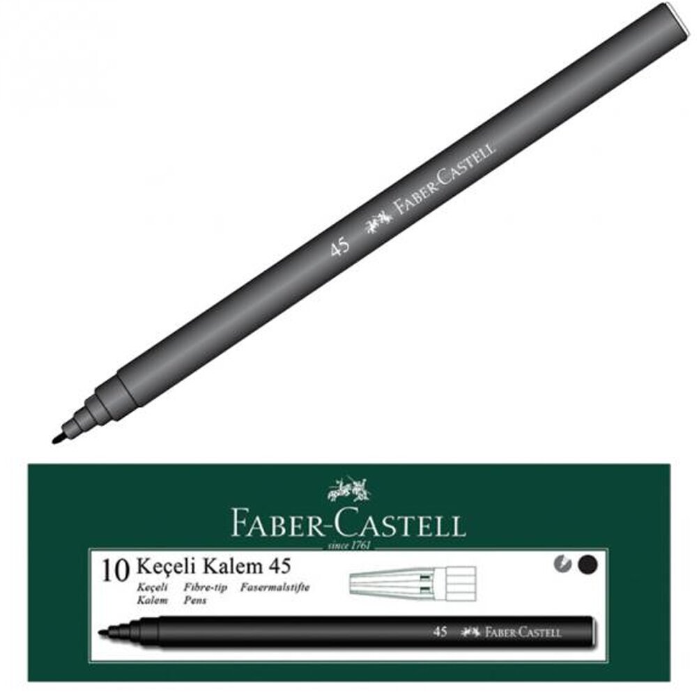 Faber-Castell Keçeli Kalem Siyah 5061 155002