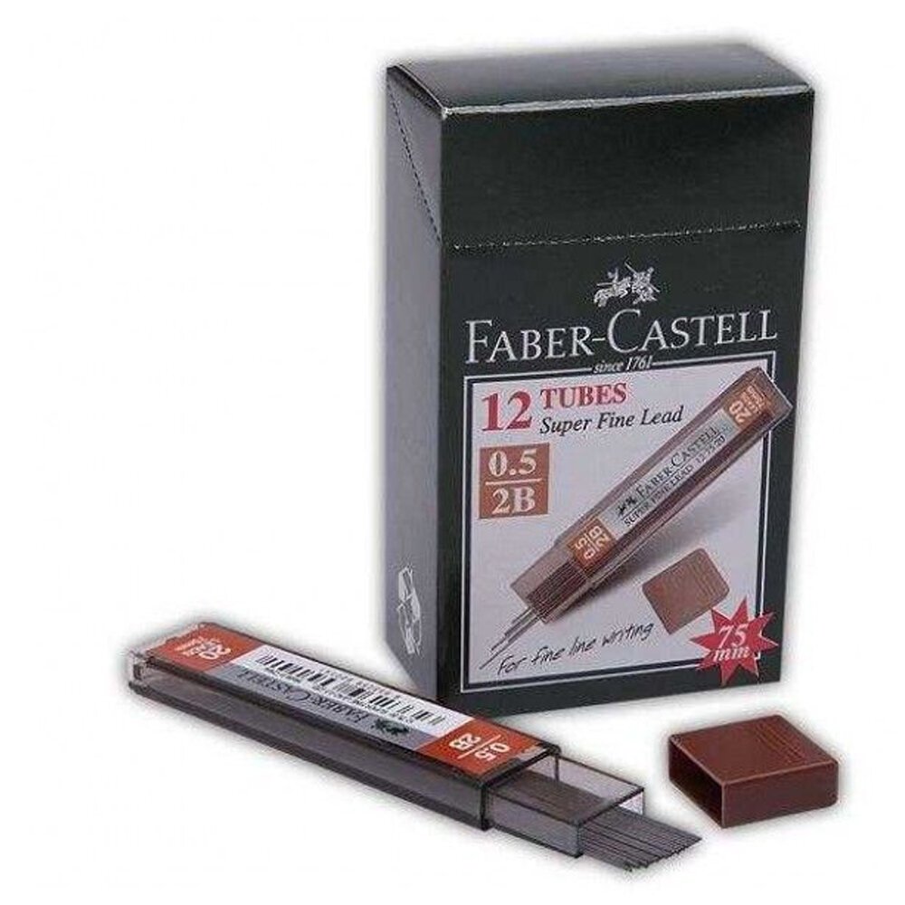 Faber-Castell Min Süper Fine Lead 2B 75 MM 0.5 MM 5090127520