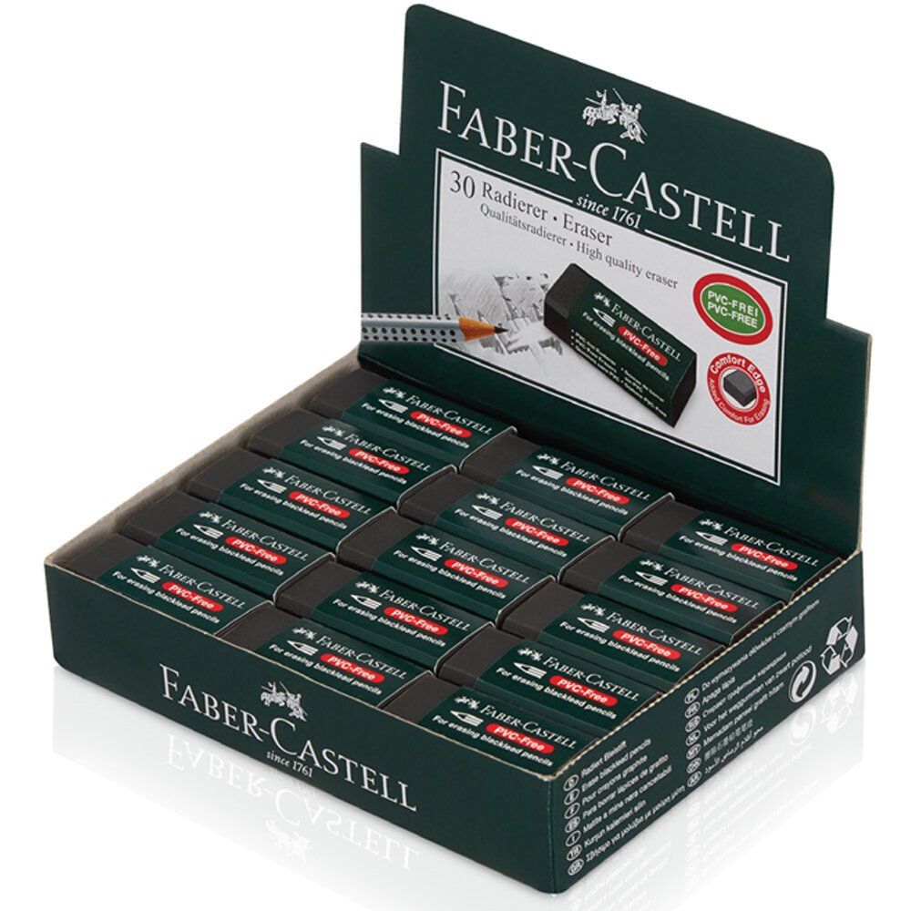 Faber-Castell Öğrenci Silgisi 30 LU Siyah (7089-30) 18 89 50