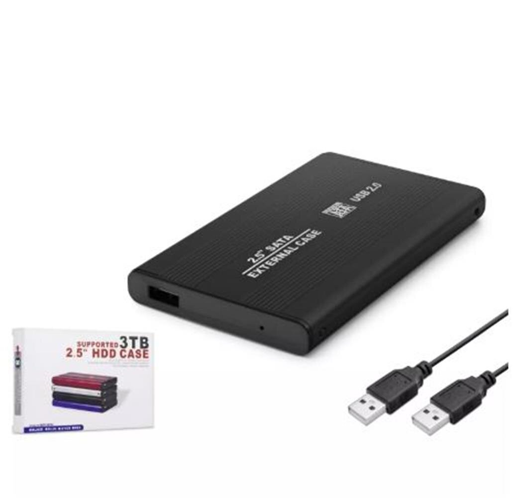 HADRON HDX1758 2.5 HDD KUTUSU USB2.0 METAL SATA SİYAH