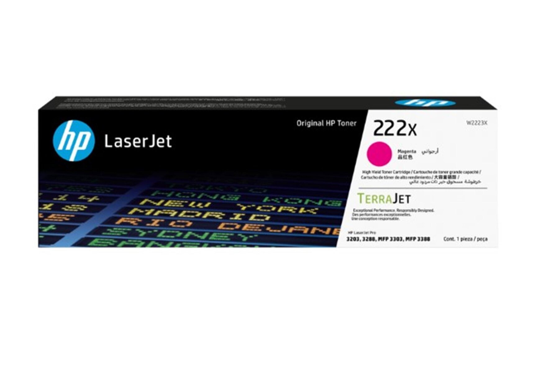 Hp 222X Magenta Kırmızı 2.500 Sayfa Toner W2223X