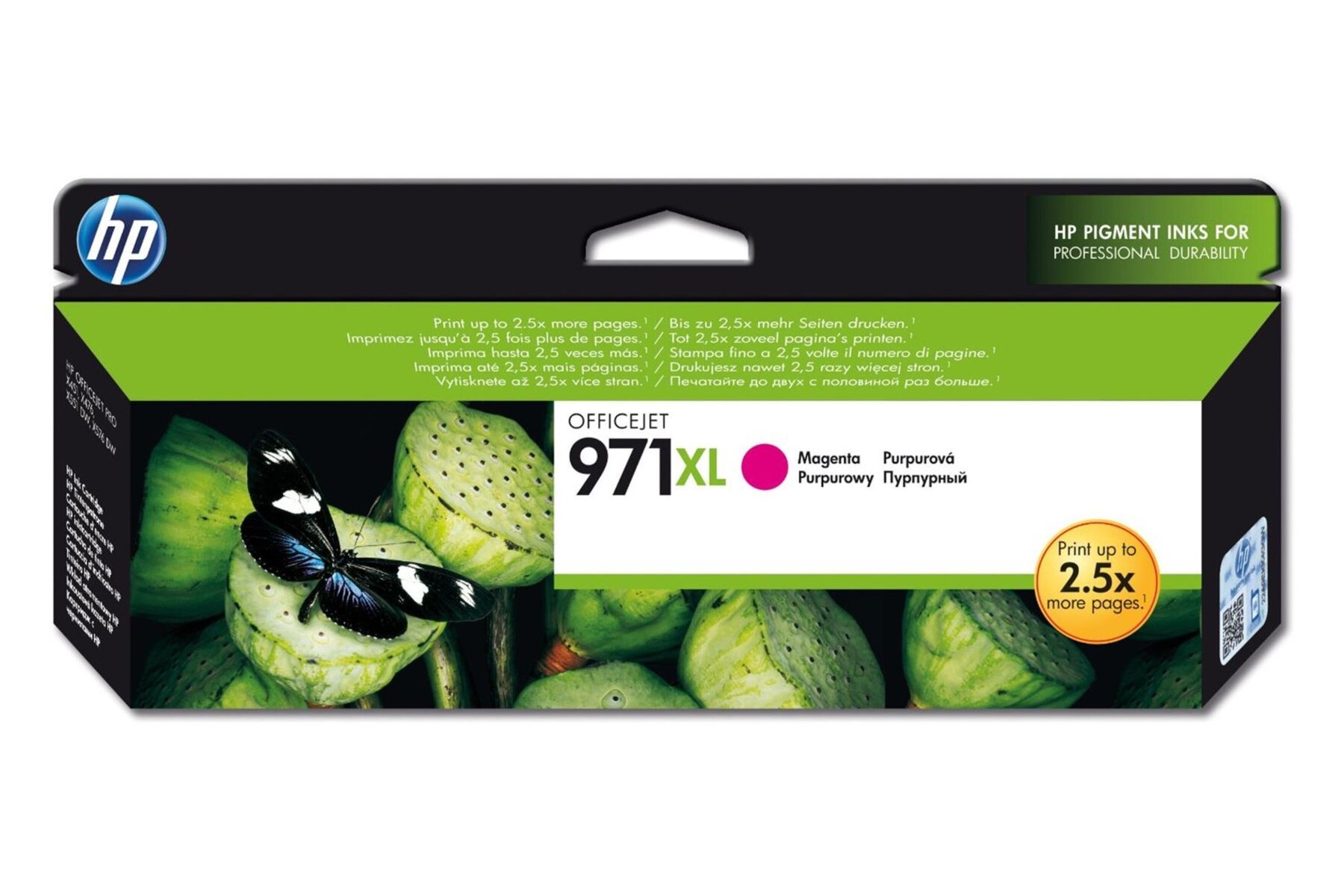 HP 971XL Magenta Kırmızı 6.600 Sayfa Kartuş CN627A