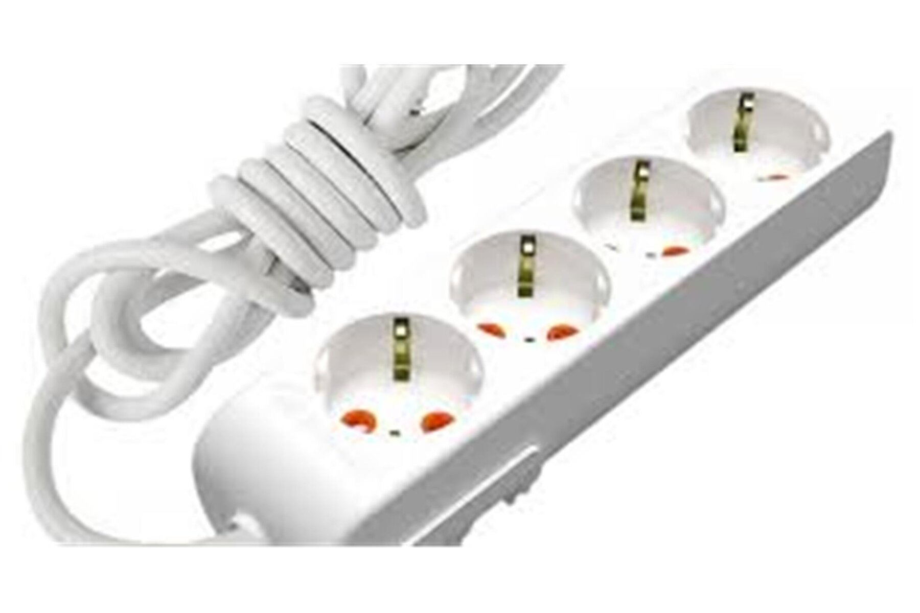 Mutlusan Rı-Tech 4lü 2mt Topraklı Grup Priz (001 175 410002 02 00)