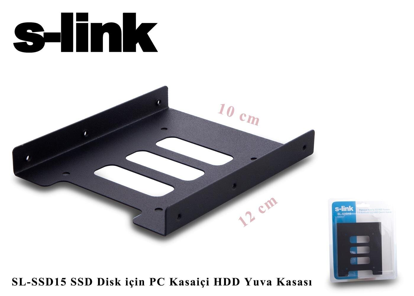 S-link SL-SSD15 Ssd Disk İçin Pc Kasa içi Hdd Yuva Kasası 2,5-3,5