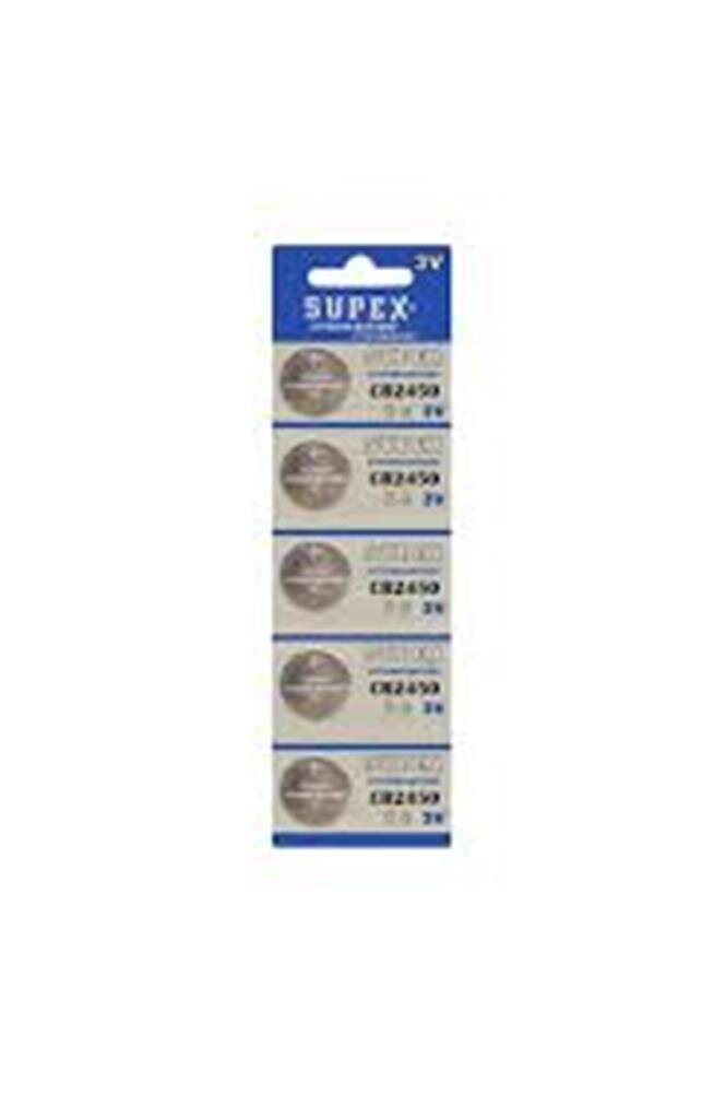 Supex CR2450-C5 3V Lityum Düğme Pil 5li Paket