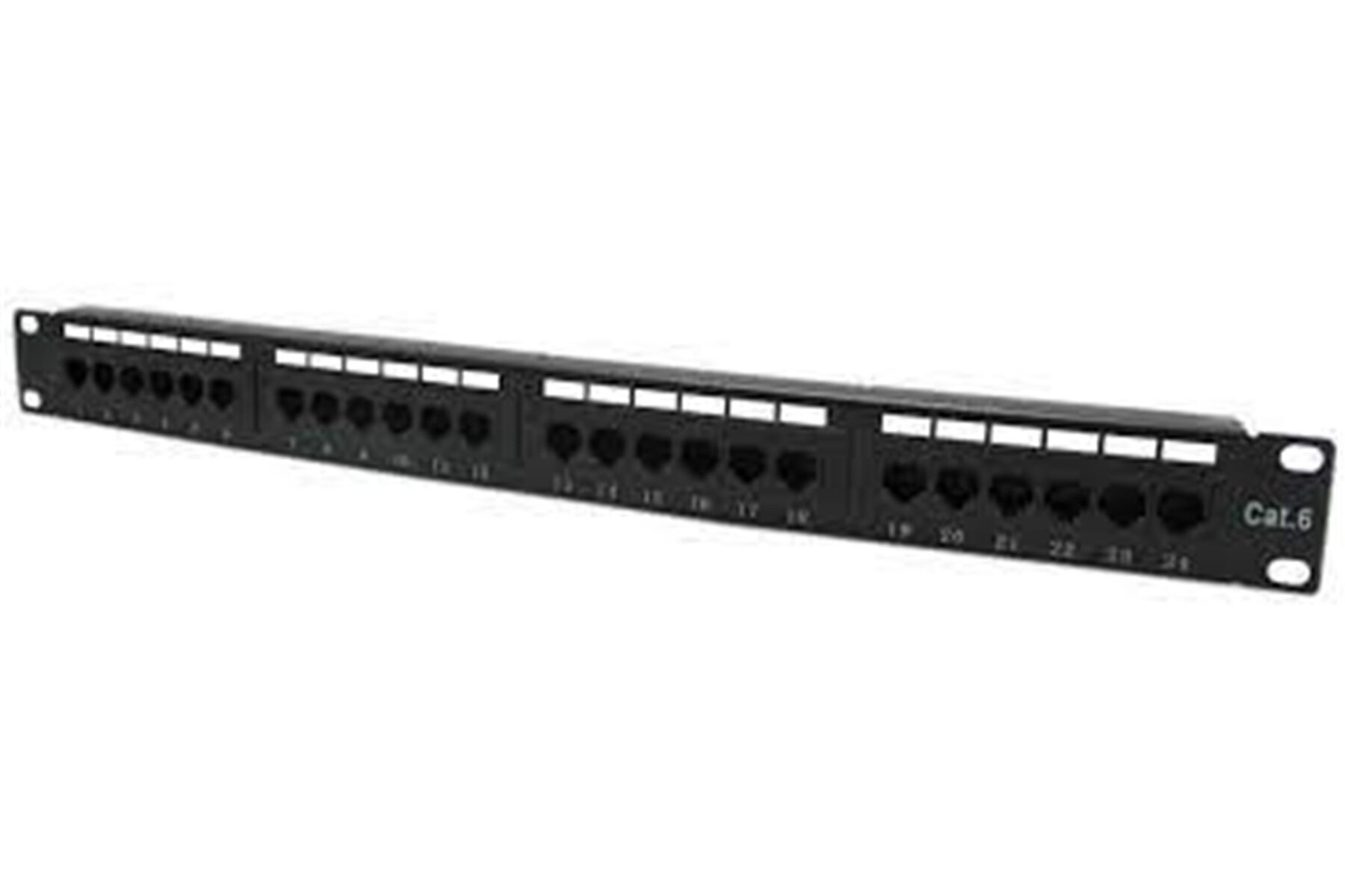Teldata 24 Port Cat6 Utp Patch Panel Dolu