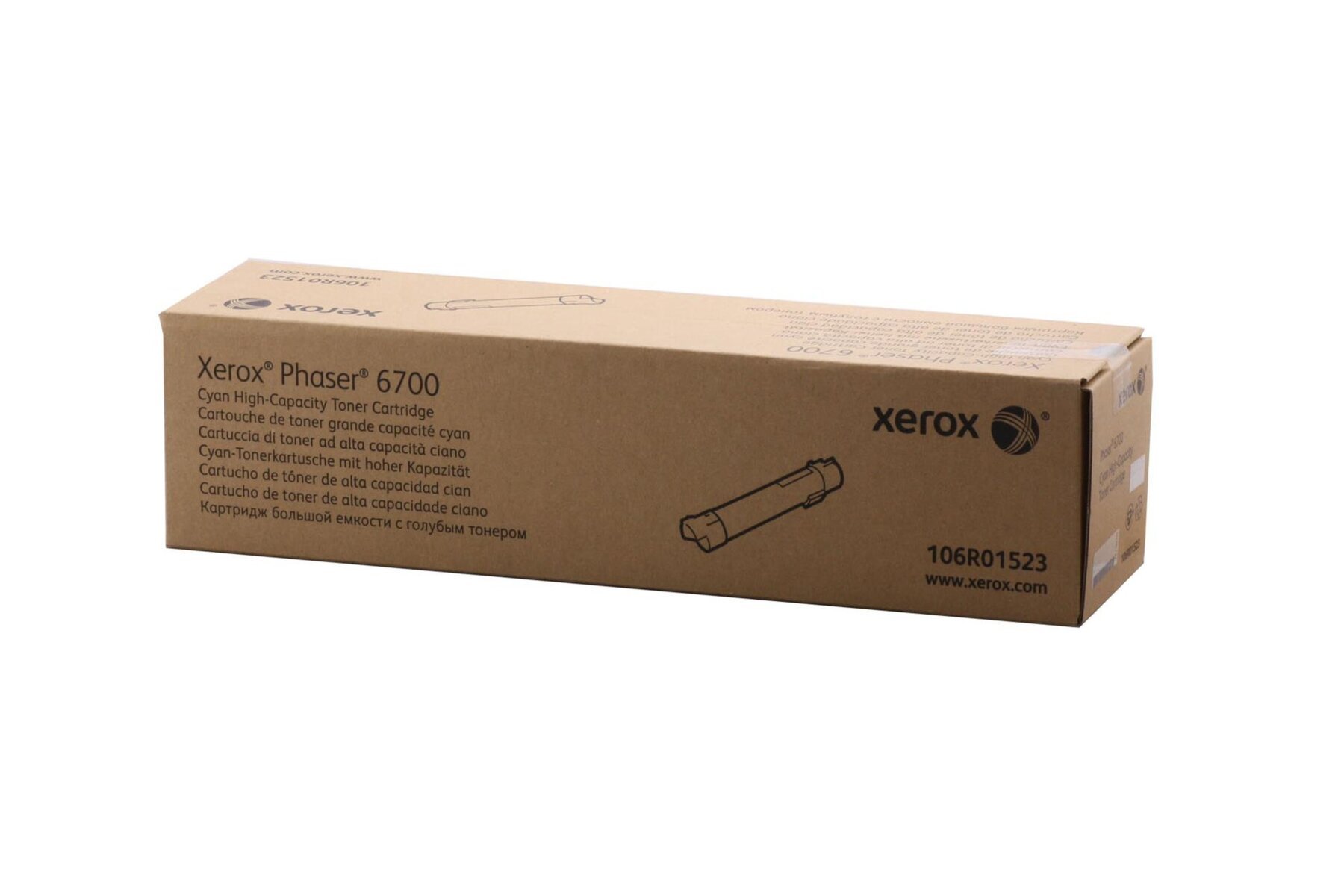 Xerox 106R01523 Phaser 6700 Yüksek Kapasite Cyan Mavi Toner 12.000 Sayfa