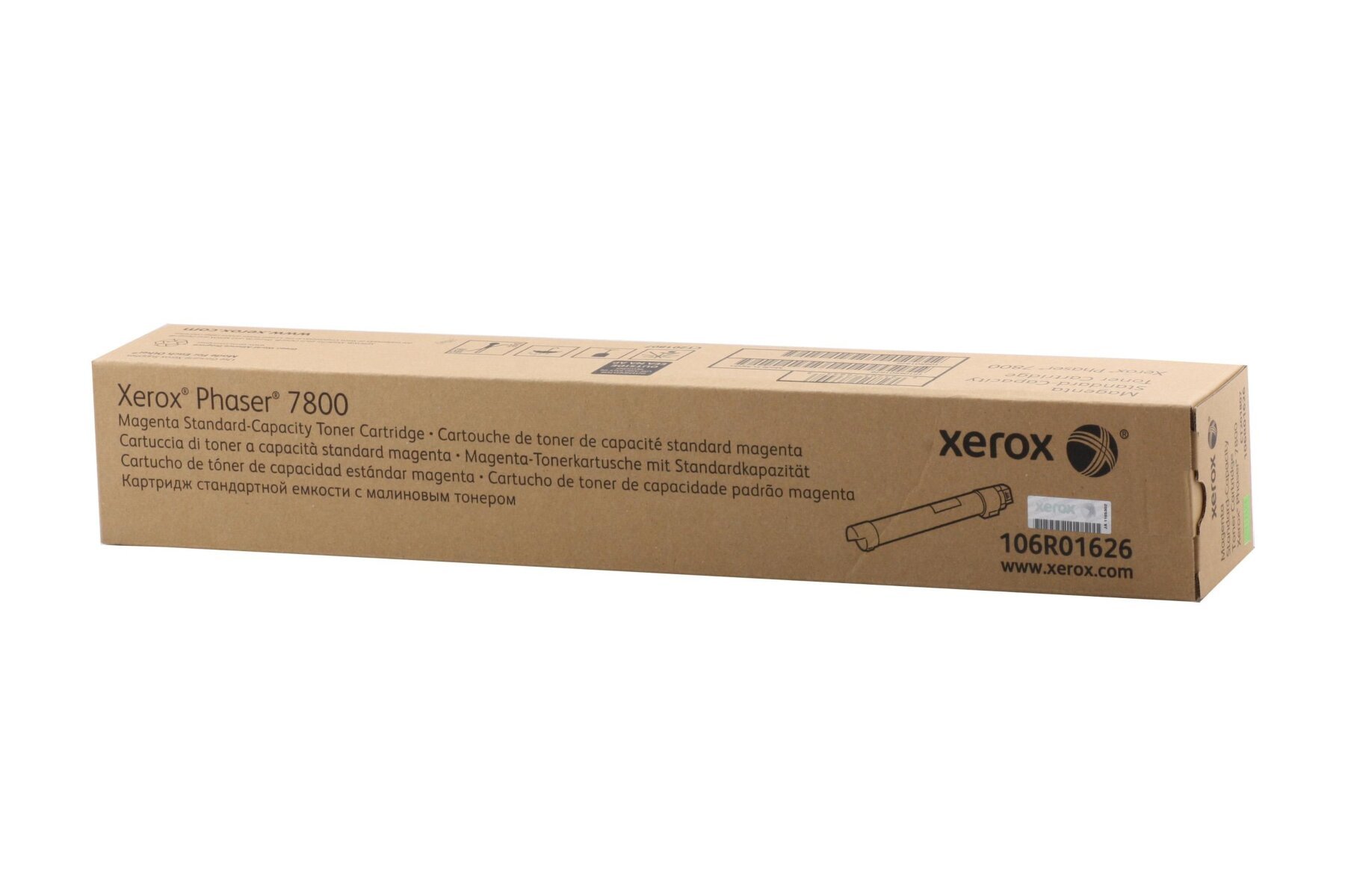 Xerox 106R01626 Phaser 7800 Standart Kapasite Magenta Kırmızı Toner 6.000 Sayfa