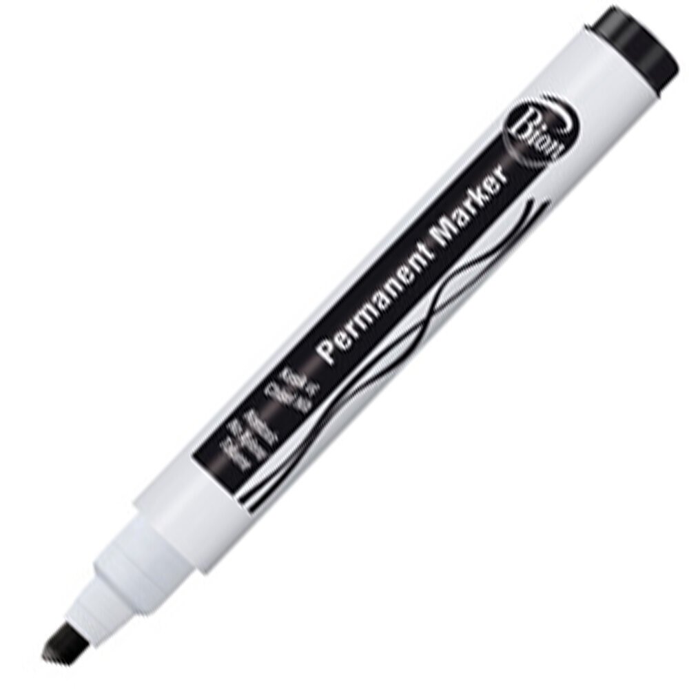 Bion Markör Permanent Kesik Uç Siyah 9177