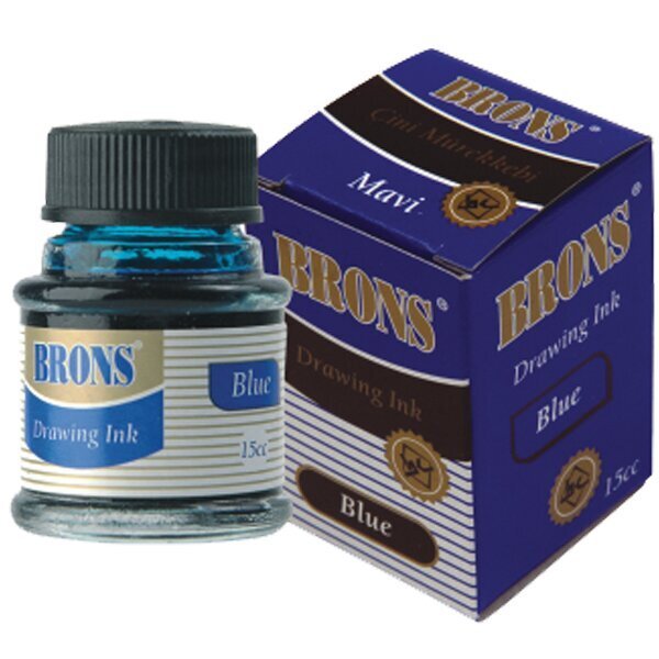 Brons Çini Mürekkebi 20 CC Siyah BR-317