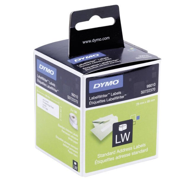 Dymo Label Witer Etiketi Adres 260 Lİ 89x28 MM Beyaz 99010 S0722370