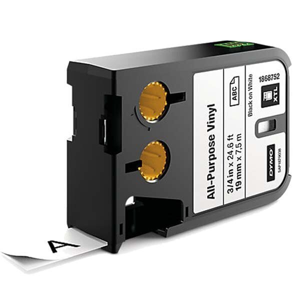 Dymo XTL Çok Amaçlı Vinil 19 MM x 7 M Beyaz/Siyah 1868752