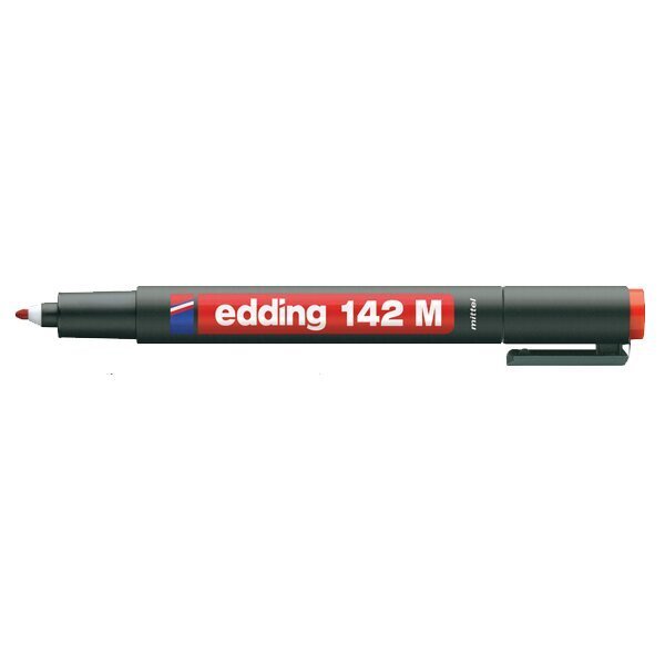 Edding Asetat Kalemi Permanent M Seri 1 MM Kırmızı 142 M