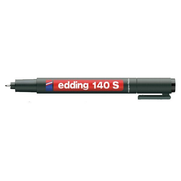 Edding Asetat Kalemi Permanent S Seri 0.3 MM Siyah 140 S