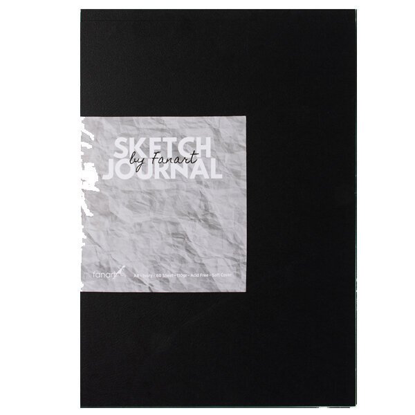 Fanart Academy Sketch Journal 110 GR 60 YP A4 Siyah 8664