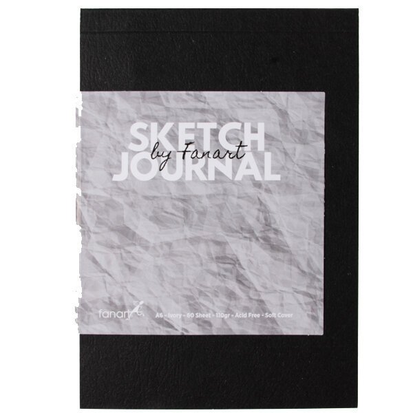 Fanart Academy Sketch Journal 110 GR 60 YP A6 Siyah 8664