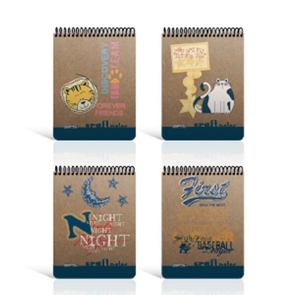 Gıpta Bloknot Craft Spiralli Sert Kapak Kareli 100 YP A4 1784