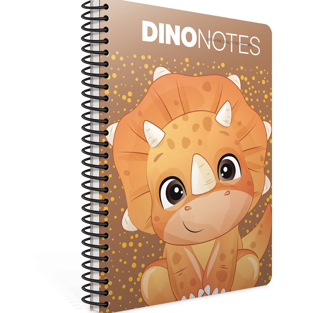 Gıpta Dıno Notes Spiralli Karton Kapak Defter A4 80 Kareli