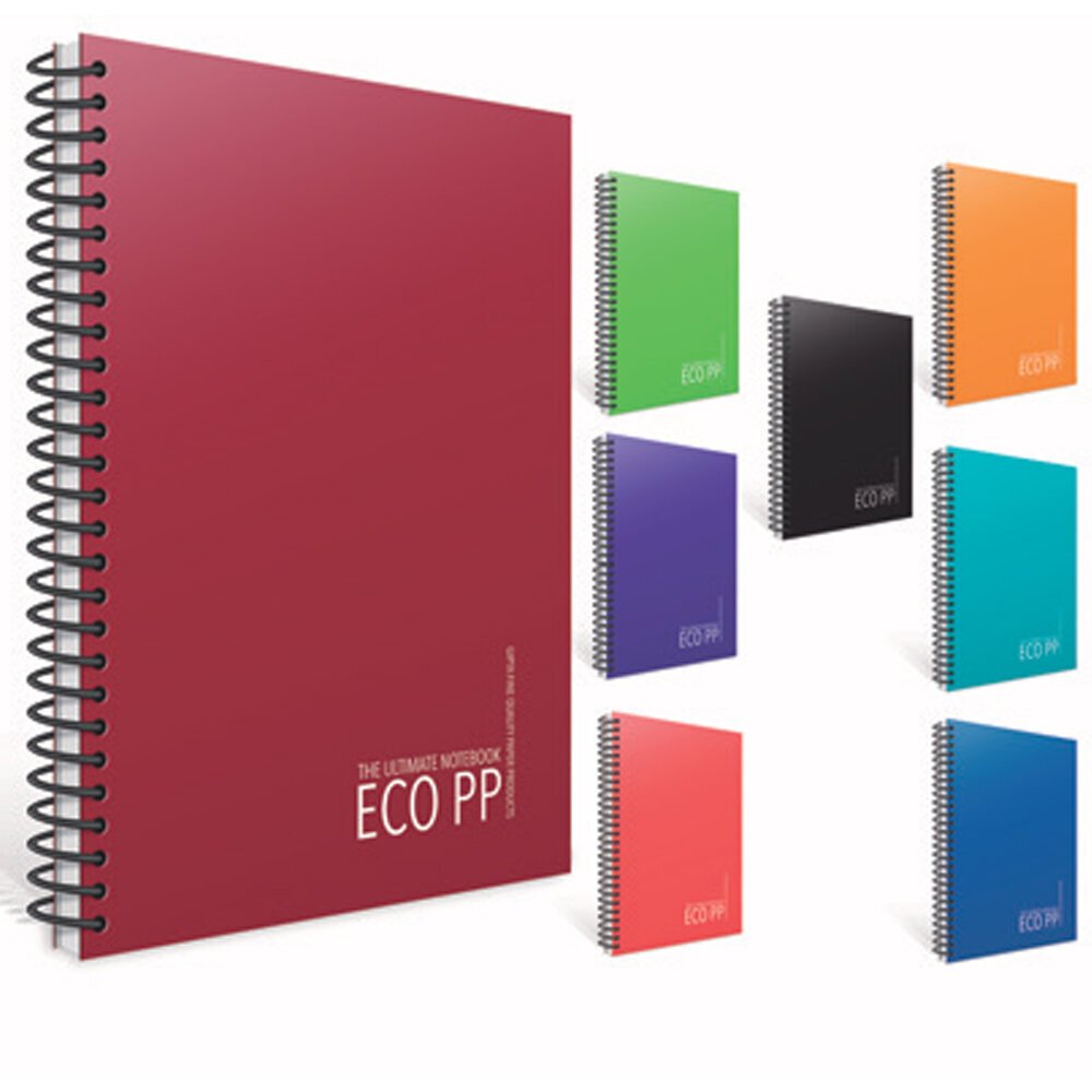 Gıpta Eko Plastik Kapak Defter A4 40 YP Kareli