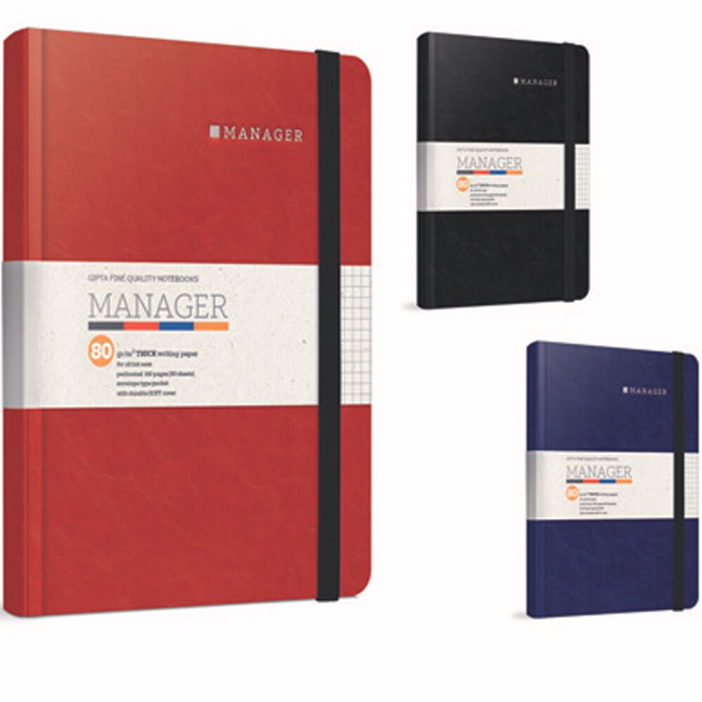 Gıpta Manager İpl.Dkş.Yum.Sert Kapak Def.A5 80 YP Kare