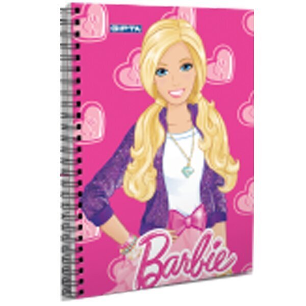 Gıpta Not Defteri Spiralli Karton Kapak ( 36 Lı Stand ) A6 Barbie 5516