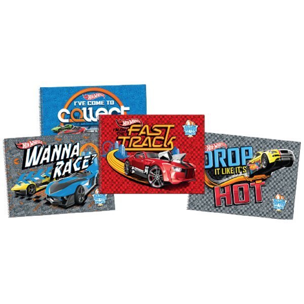 Gıpta Resim Defteri Spiralli 15 YP 17x24 Hot Wheels 5436