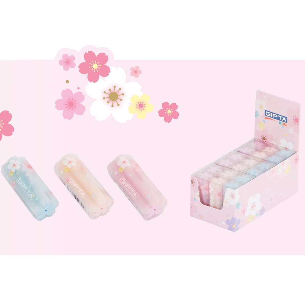 Gıpta Silgi Transparent Çiçekli Şekilli 18 Li K234300