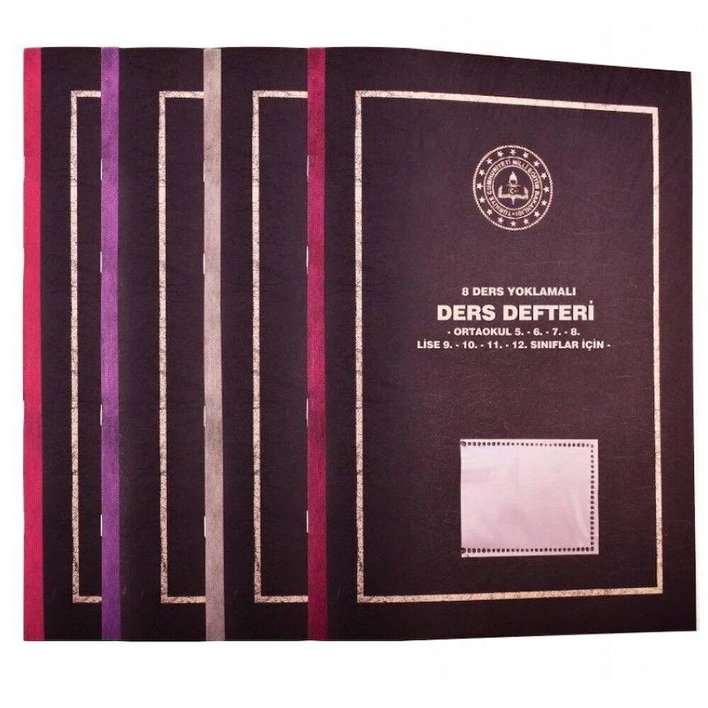 Gülpaş Ders Defteri Yoklamalı Plastik Kapak 8.Ders 25x35 384
