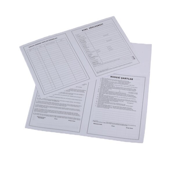 Gülpaş Kira Kontratı 100 Lü 21x30 205