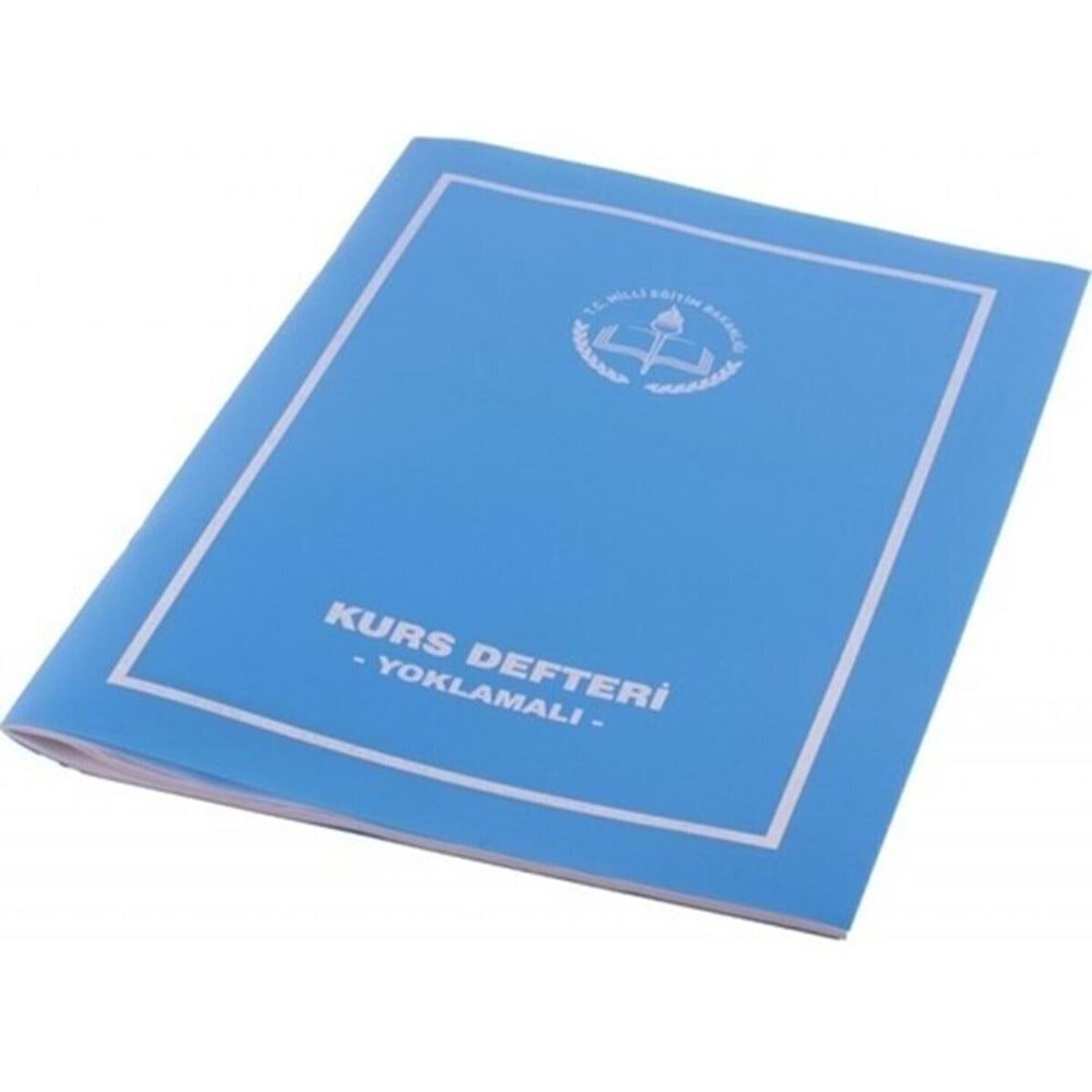 Gülpaş Kurs Defteri Yoklamalı Plastik Kapak 22x32