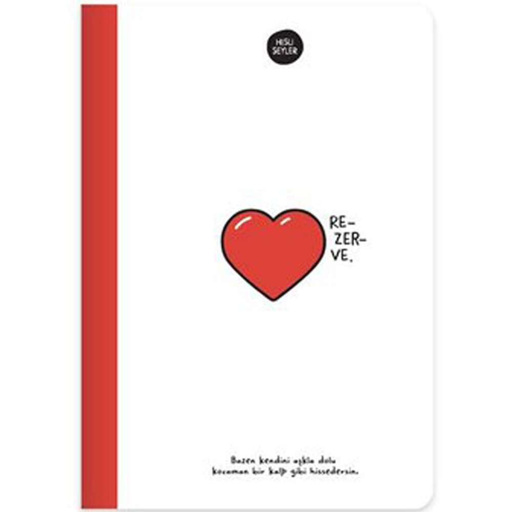 Hisli Şeyler Ciltli Defter Rezerve 14x20 64 YP Çiz 500545-99