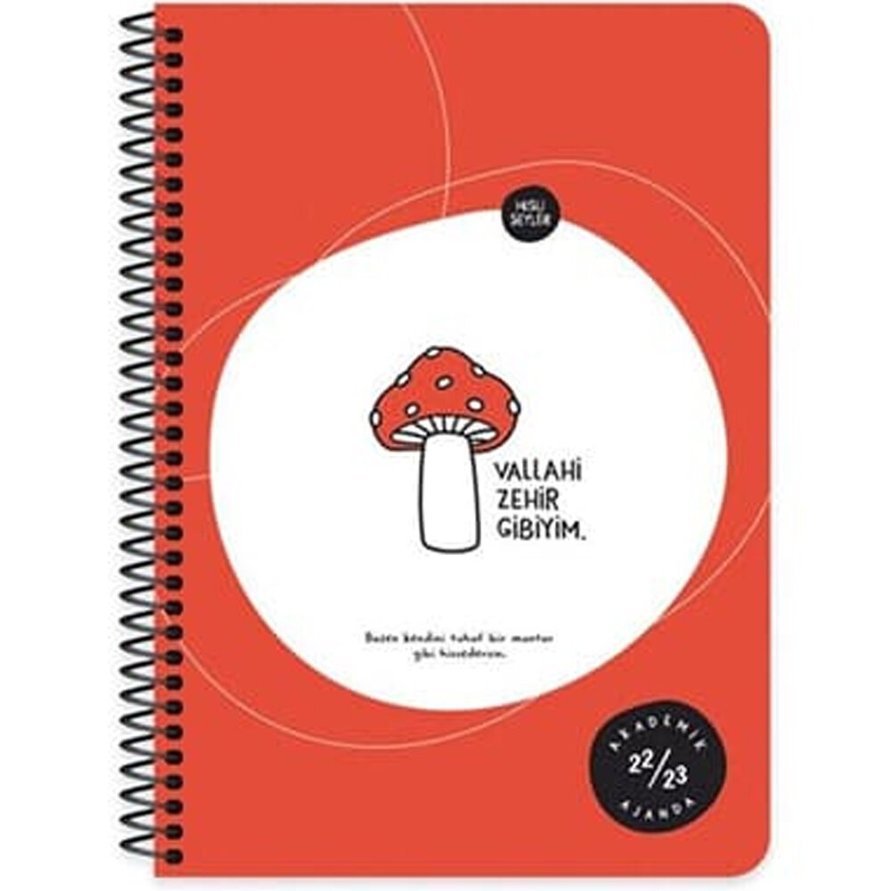 Hisli Şeyler Spiralli Karton Kapak Zehir Gibiyim 18,5x25 80 YP Çiz.