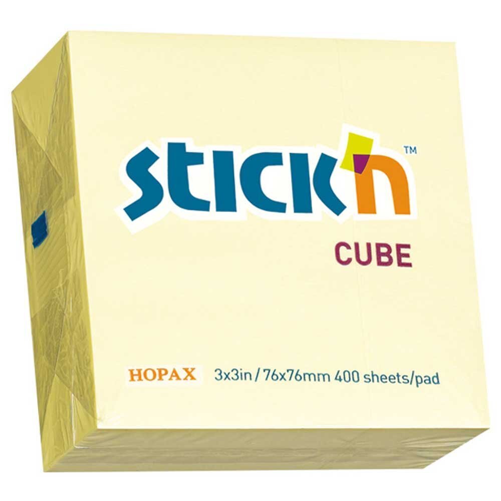 Hopax Stıckn Yapışkanlı Not Kağıdı 400 YP 76x76 Sarı 21072