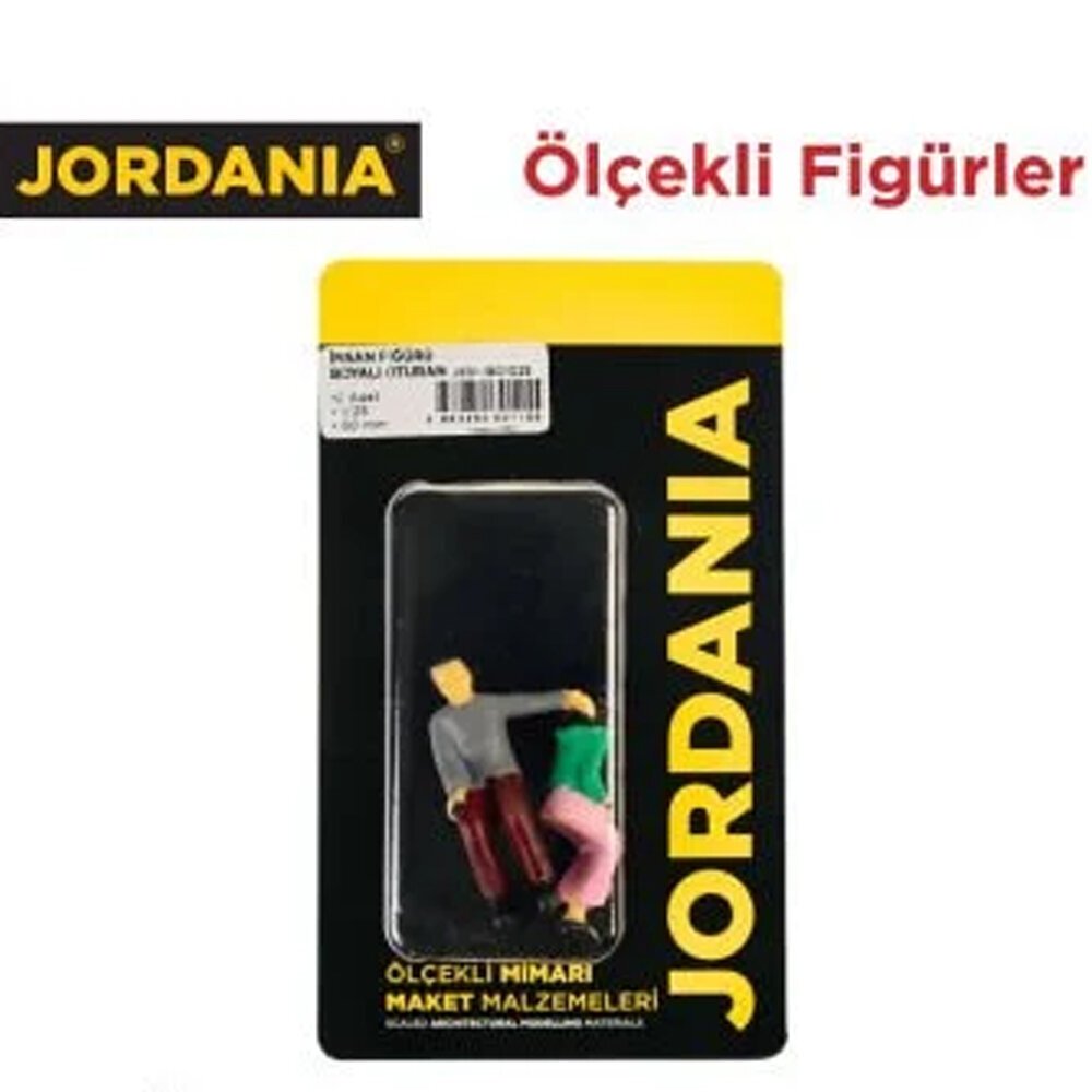Jordania Boyalı İnsan Oturan 1/025 JE01-İBO1025