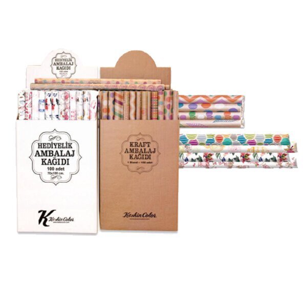 Keskin Color Ambalaj Kağıdı Kraft Tekli Rulo 70x100 100351-99