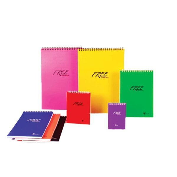 Keskin Color Bloknot Free Office Spiralli Çizgili 80 YP A6 145201-99