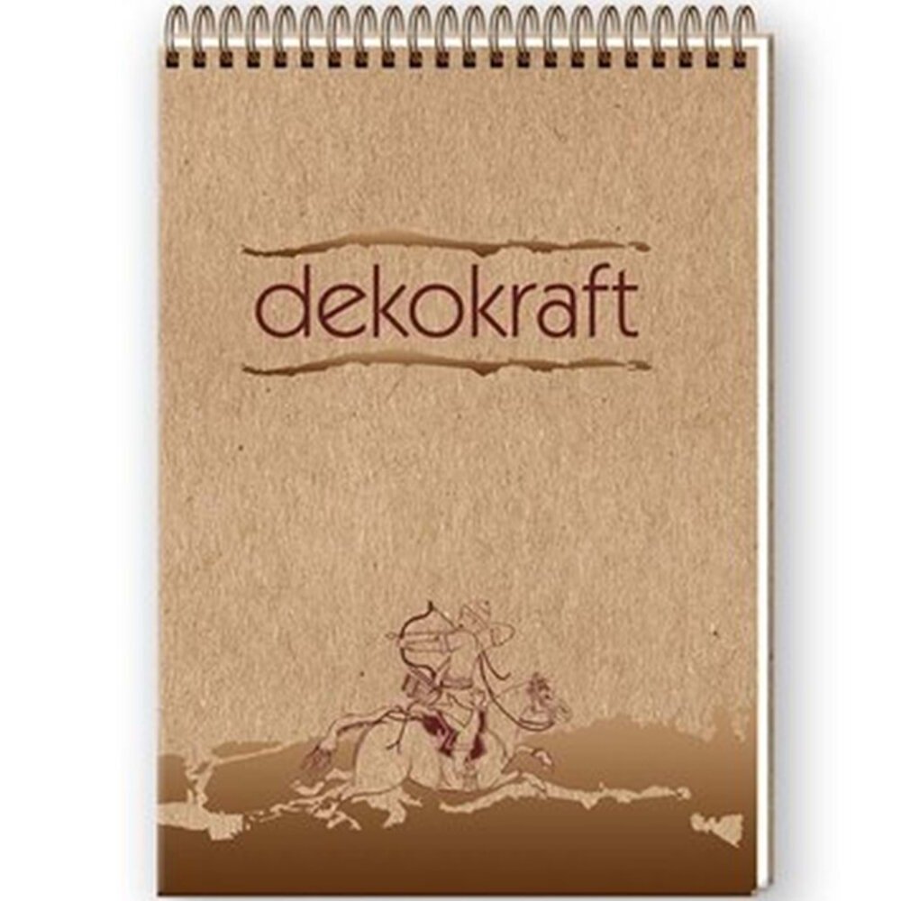 Keskin Color Bloknot Spiralli Dekokraft A5 80 YP Çizgili