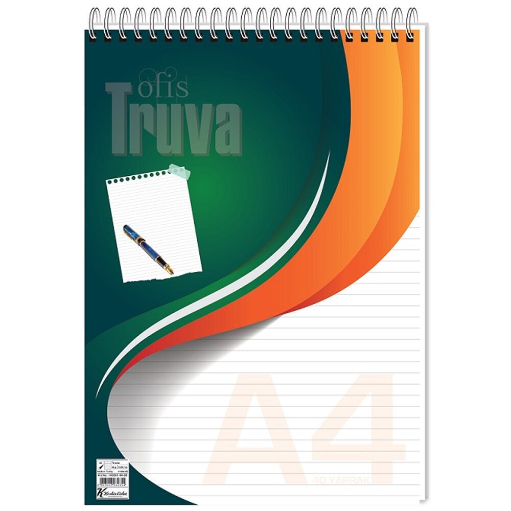 Keskin Color Bloknot Truva A4 40 YP Çizgili