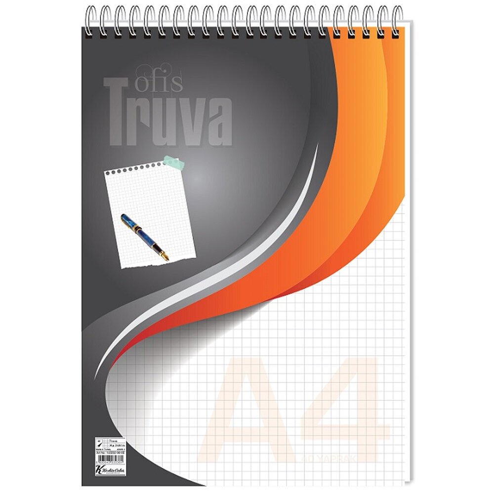 Keskin Color Bloknot Truva A4 40 YP Kareli