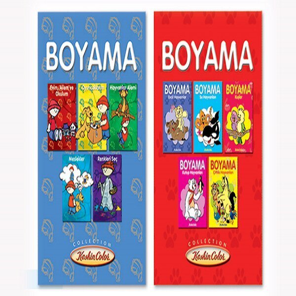 Keskin Color Boyama Kitabı Ciltli Karışık 20x28