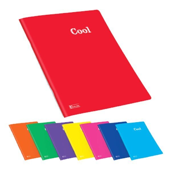 Keskin Color Defter Plastik Kapak Dikişli Cool A4 80 YP Çizgili 321851-99