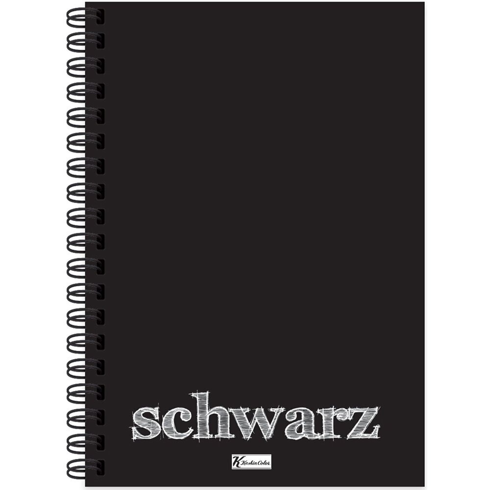 Keskin Color Defter Plastik Kapak Spiralli Schwarz 14x20 40 YP Düz 350510-99